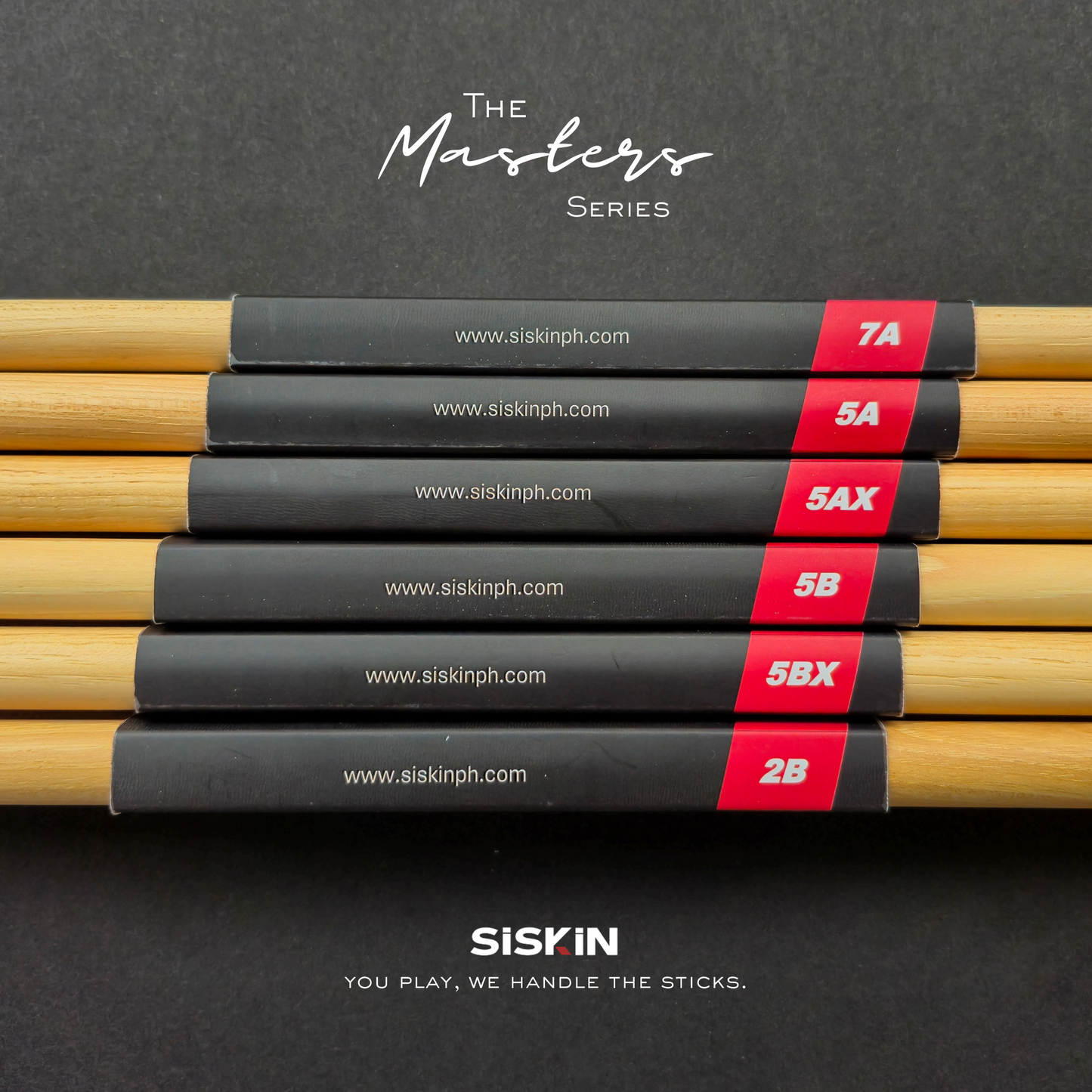 The Masters White Premium Hickory Drumsticks