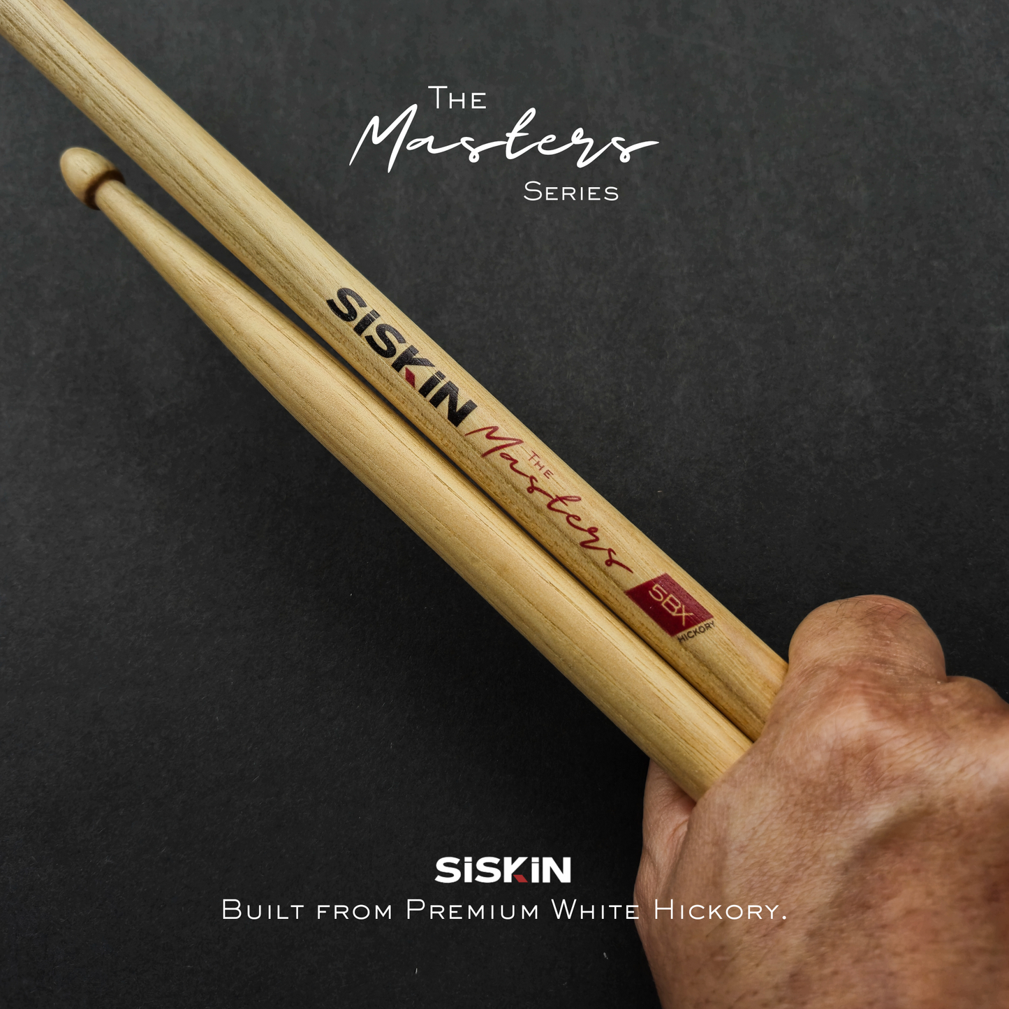 The Masters White Premium Hickory Drumsticks