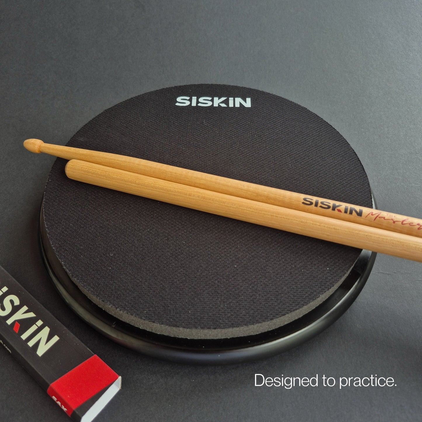 SISKIN Session Pad 10" | Premium Quiet Practice Pad for Drum Set & Everyday Practice