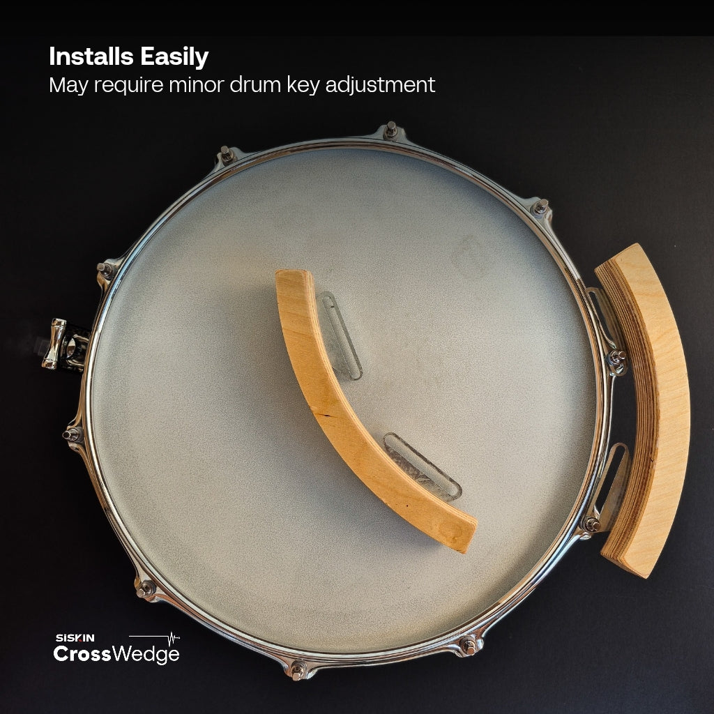 The Arsenal CrossWedge Maple Rim Wedge for Snare Cross-Stick 10" - 14"