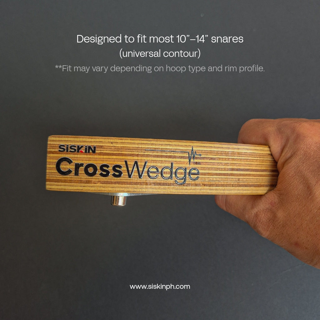 The Arsenal CrossWedge Maple Rim Wedge for Snare Cross-Stick 10" - 14"