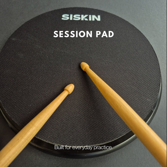 SISKIN Session Pad 10" | Premium Quiet Practice Pad for Drum Set & Everyday Practice