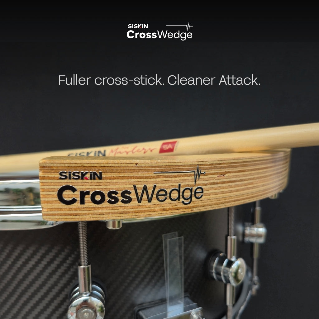 The Arsenal CrossWedge Maple Rim Wedge for Snare Cross-Stick 10" - 14"
