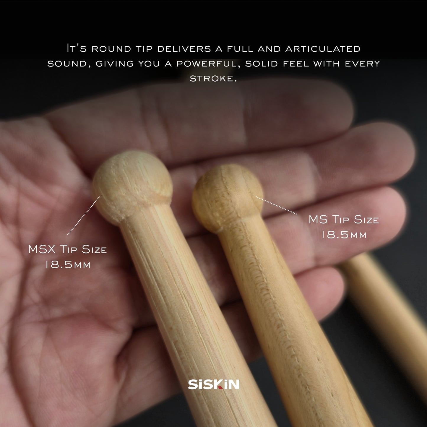 The Core Marching Snare Drumsticks
