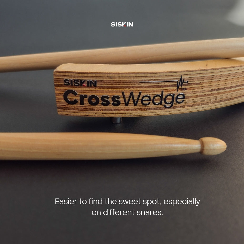 The Arsenal CrossWedge Maple Rim Wedge for Snare Cross-Stick 10" - 14"